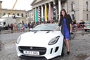 Marie Nasemann bei der  Jaguar F-Type Fashion Ralley  in München am 27.06.2013 ©Fotos: (c) Gisela Schober / BrauerPhotos
